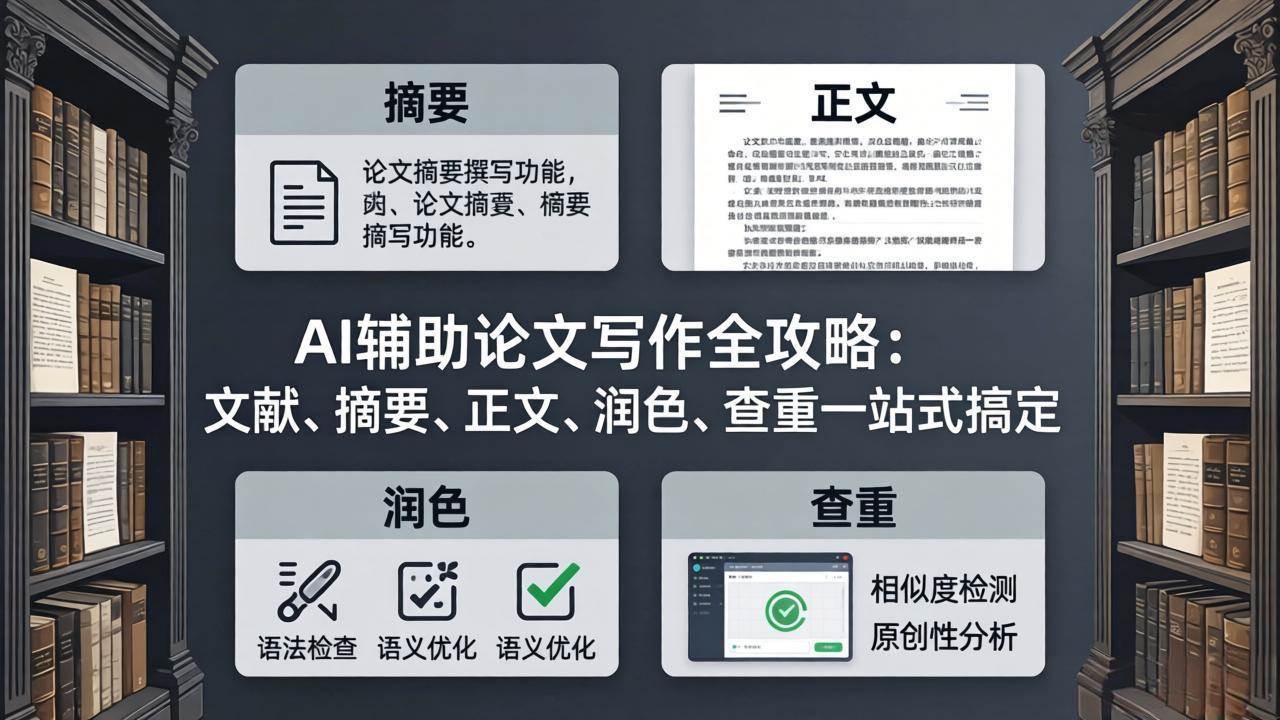 (4.12)AI辅助论文写作全攻略：文献、摘要、正文、润色、查重一站式搞定
